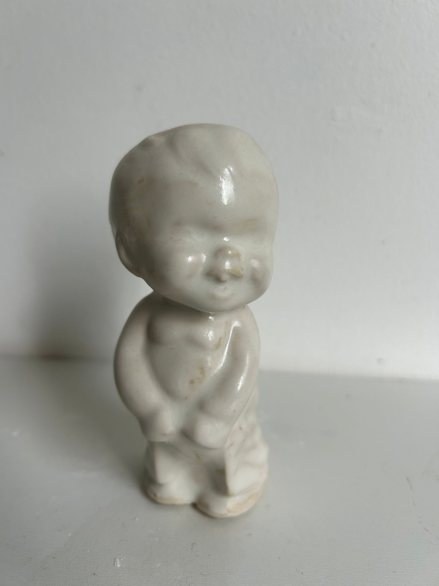Kewpie estilo Vintage, blanco GRES.