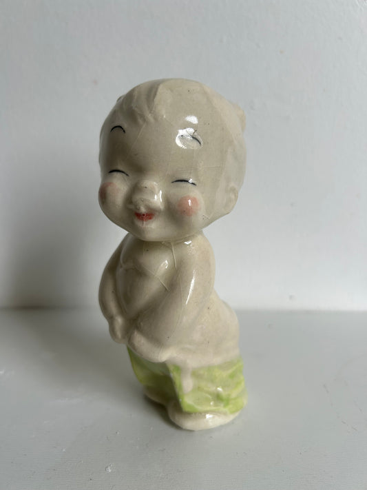 Kewpie estilo Vintage, VERDE.