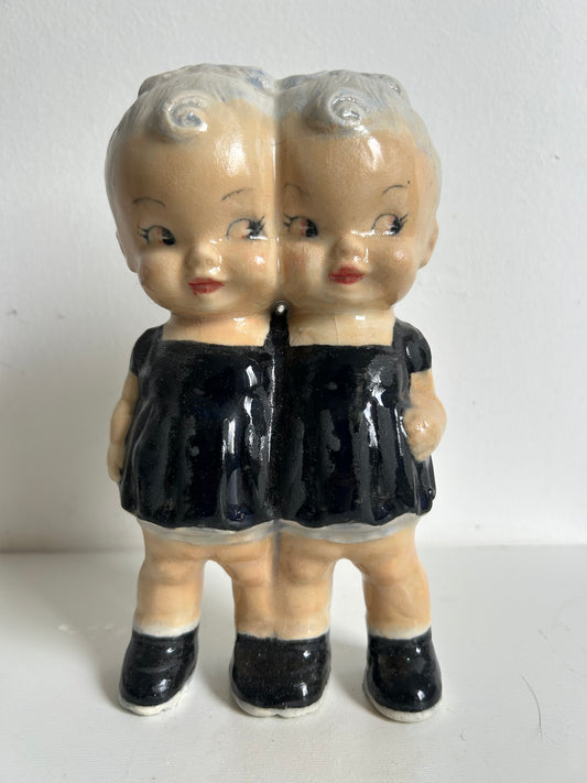 Muñecas de cerámica estilo Vintage Siamesas