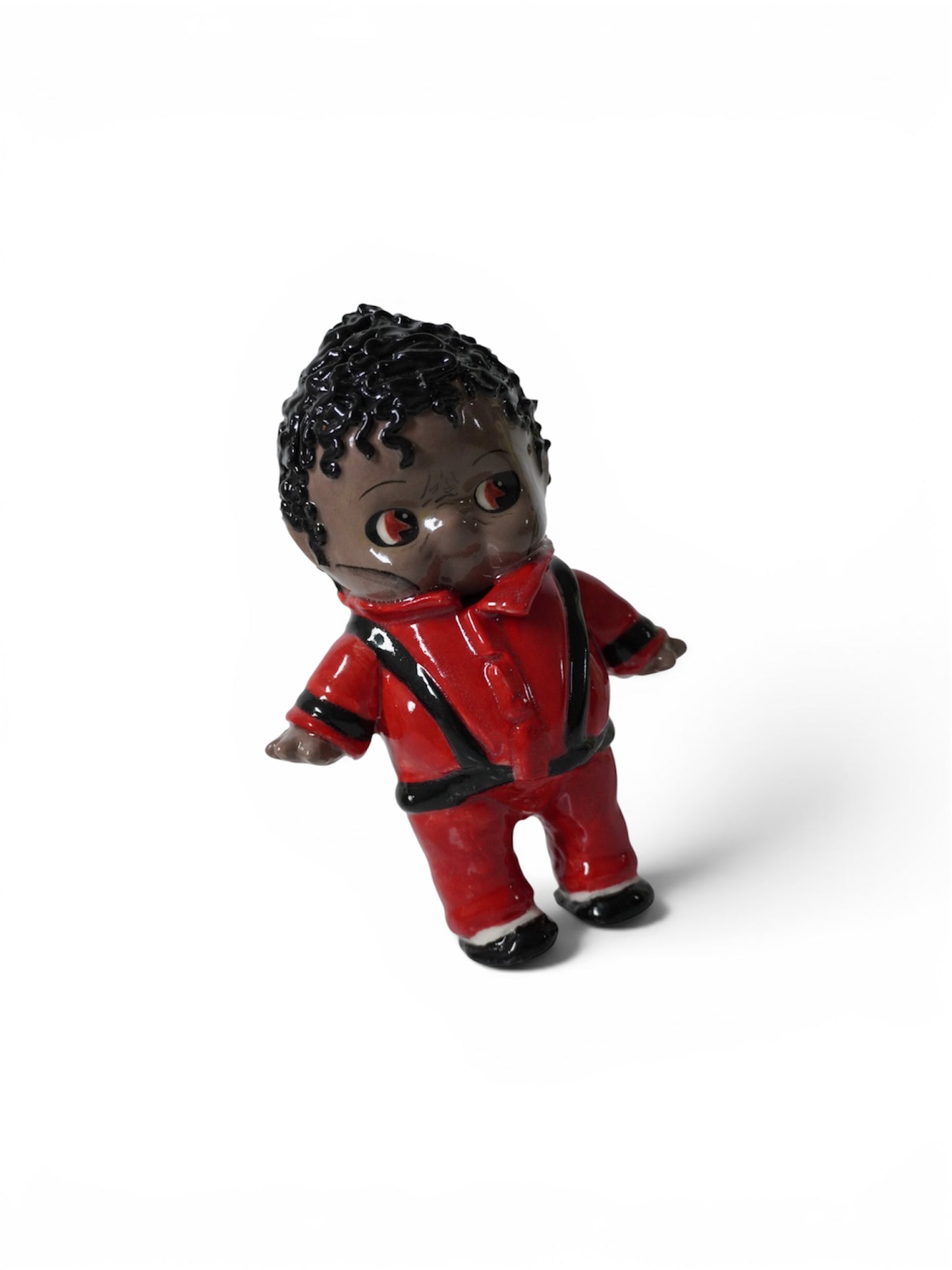 Kewpie Michael Jackson de cerámica (ENCARGO)