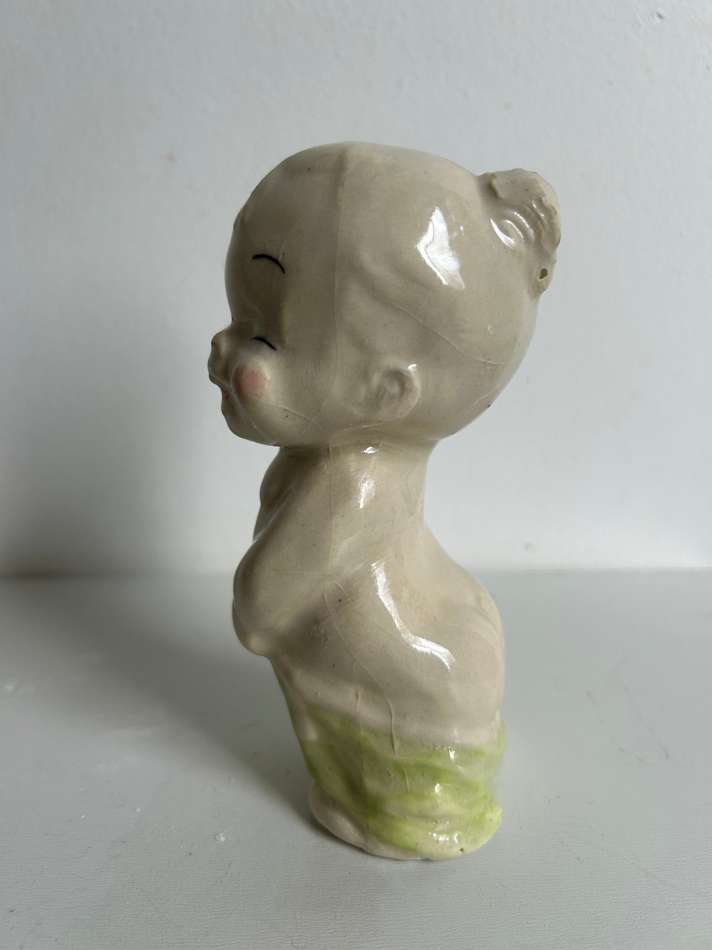 Kewpie estilo Vintage, VERDE.