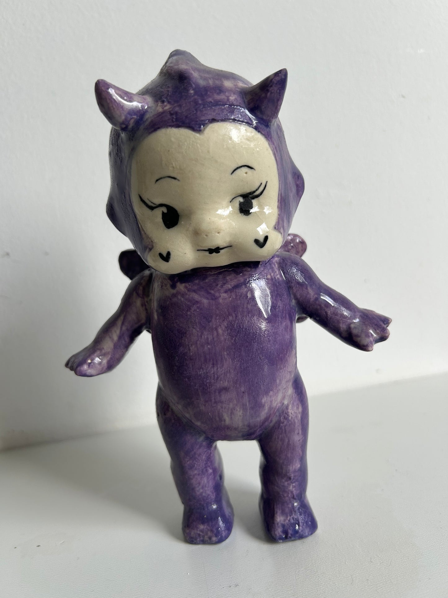 FRACASITO Kewpie Diablito PÚRPURA.