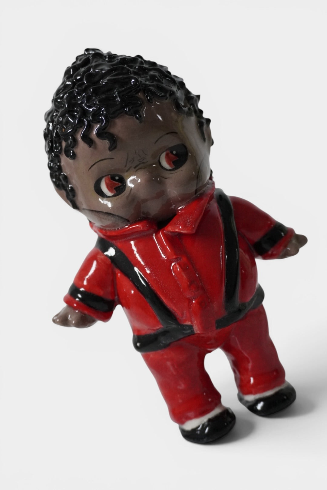 Kewpie Michael Jackson de cerámica (ENCARGO)
