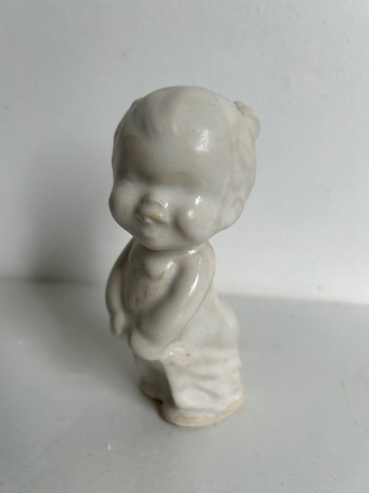 Kewpie estilo Vintage, blanco GRES.